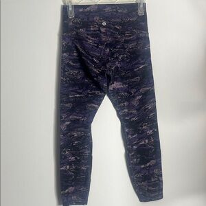 lululemon athletica Purple Patterned Leggings